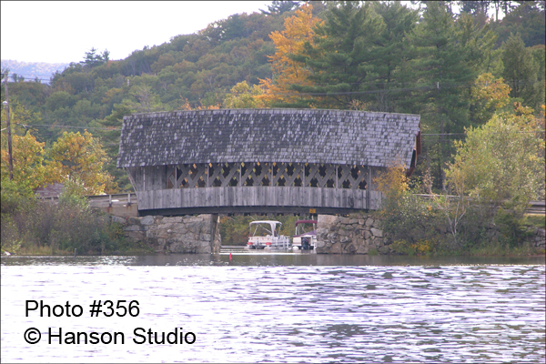 Ashland, NH - Squam River Bridge - Side - Fall